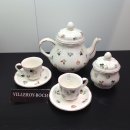 VILLEROY-BOCH PETIT FLEUR TAZZE CAFFE' E THE PORCELLANA FINISSIMA