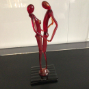 SCULTURA DI MURANO - INNAMORATI IN VETRO SOFFIATO
